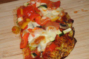 Afgebakken Low Carb Bloecolli Pizza